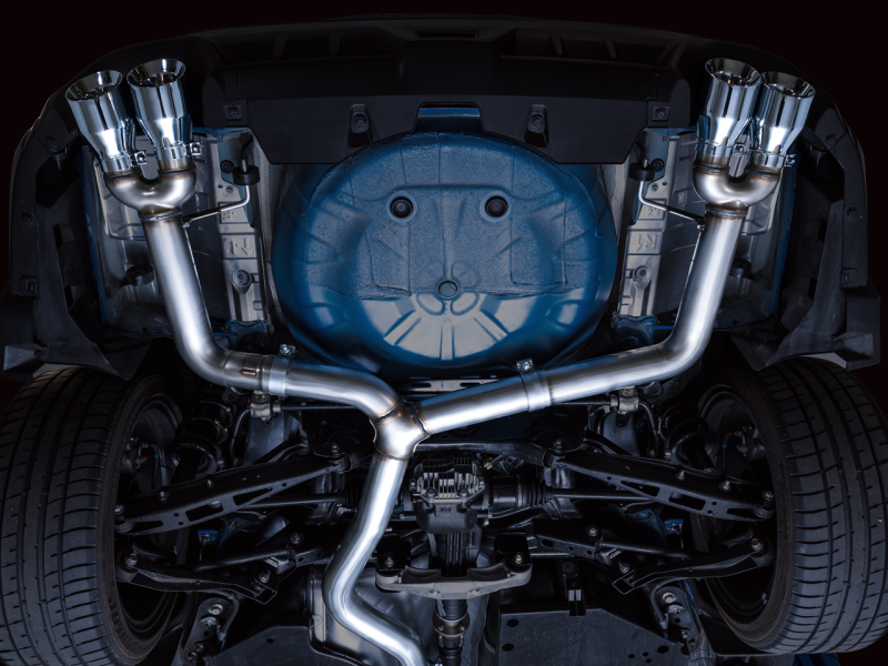 Subaru WRX Performance Exhaust - AWE Tuning - Cat-Back Track - Chrome Silver - `22-`27